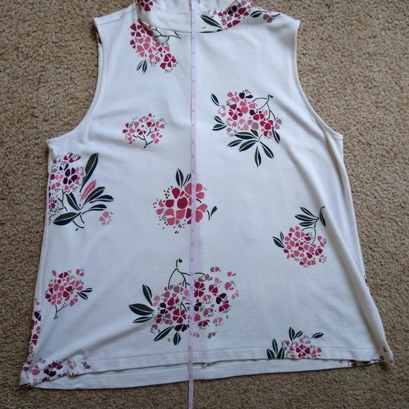 Ann Taylor Loft Outlet Sleeveless Turtleneck Top - Picture 4 of 8